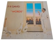 F.R. DAVID - Words - Carrere 1982 - NM
