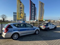 1h przejazdu prawdziwym radiowozem policyjnym Daewoo Lanos lub Kia Ceed