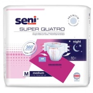 Pieluchomajtki na rzepy Seni Super Quatro M 10 szt.