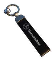 BRELOK BRELOCZEK do kluczy SMYCZKA MERCEDES skóra