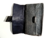 SKÓRZANA kopertówka z lat 30-tych