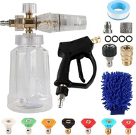 DB22 NewBEP Pistolet do Myjki 5000 PSI + Pianownica 1L | 7 Dysz