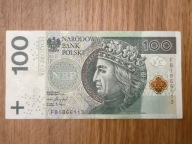 Banknot 100 zł FB1866113 2018r stan UNC