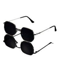 Klasyczne Okrągłe Okulary Metalowe Damskie Męskie Unisex – Old Money Modowe