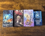 Zestaw cztery różne talie Kart Tarota