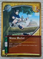 Karta Naruto CCG Jutsu Stone Bullet - J-058