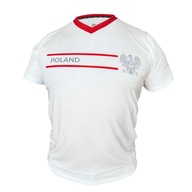 Koszulka Polska Patriotyczna | SOFT| POLAND | biała-S-męska