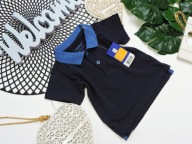 Lupilu - nowa granatowa polo , napisy r 62/68