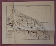 MAPA - SZKIC No 1 I WESTERPLATTE - REPRINT REPRODUKCJA