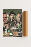 Plakat bez ramy 50x70cm Breaking Bad serial Walter White |Pomysł na Prezent