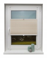 18520 ROLETA PLISOWANA PASTELOWY ŁOSOSIOWY bezinwazyjna 110 cm x 130 cm