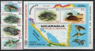 NIKARAGUA gady Mi 2099-102**+bl 114**