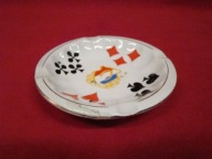 POPIELNICZKA BRYDŻOWA CHODZIEŻ PORCELANA Z PRL