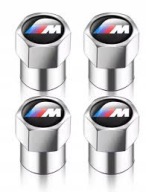 Nakrętki kapturki na wentyle BMW M-Power srebrne (4szt.)