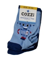 Skarpetki dziecięce chłopięce 3-pack | 31-34