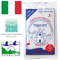 SÓL MORSKA WŁOSKA TRAPANI 1KG - DROBNA - CELTYCKA Z REZERWATU NA SYCYLII!