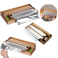 ORGANIZER DO SZUFLADY BAMBUSOWY DYSPENSER FOLII PODAJNIK WKŁAD DO SZUFLADY