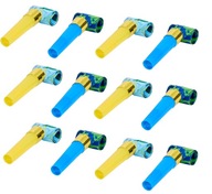 GWIZDKI ROZWIJANE TRĄBKI DINOZAURY 12 SZT. URODZINOWE IMPREZOWE