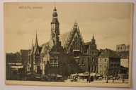 BRESLAU - WROCŁAW - RATHAUS RATUSZ - OPISANA STARA