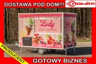 mobilna lodziarnia food truck budka z lodami przyczepa gastronomiczna 3,5 m