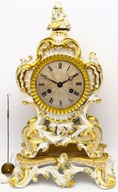 zegar porcelanowy sygnowany