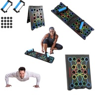 DESKA DO POMPEK Z UCHWYTAMI FITNESS SKŁADANA ABS ANTYPOŚLIZGOWA KALISTENIKA