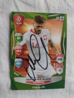 Karta panini autograf Polska Mateusz Klich PZPN