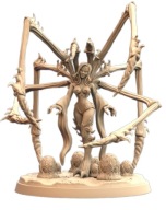 Nightmare Stalker Cthulhu Kobieta Pająk Pinup Fantasy B RPG D&D Druk 3D