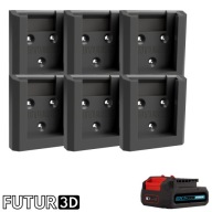 Uchwyt pojedynczy na akumulator Erbauer 12V EXT DualVolt z blokadą