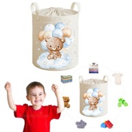 KOSZ KOSZYK NA ZABAWKI UBRANIA PRANIE DUŻY ZAMYKANY POJEMNIK ORGANIZER