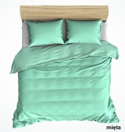 Pościel kora lux 160x200 + 2x70x80 guzik K mięta b-x