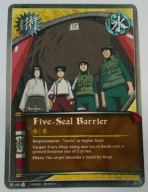 Karta Naruto CCG Jutsu Five-Seal Barrier - J-461
