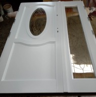 DRZWI ZEWNĘTRZNE DREWNIANE DWUSKRZYDŁOWE Dz65