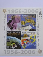 Bośnia Hercegowina Chorwacka Mostar- 50 lat znaczka EUROPA CEPT Mi. bl.7 **