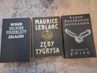 SZPON SREBRNEGO JASTRZĘBIA ,PRZEKLĘTY ŻELAZNY ,ZĘBY TYGRYSA - 3 KSIĄŻKI (3)