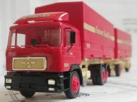 ~*~ ORYGINALNY HERPA..MAN F90 Z PRZYCZEPĄ..ZABUDOWA WYMIENNA..EMONS ~*~