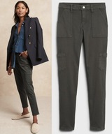 Banana Republic spodnie khaki Skinny Cargo