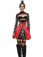 HIT SEKSOWNA CZERWONA KRÓLOWA SERC QUEEN OF HEARTS Strój Kostium S S/M M