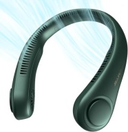 Wentylator Na Szyję Bezłopatkowy Wiatrak Przenośny 3 Tryby 4000mAh Zielony