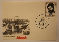 wrocław 1988 - POCZTA PODZIEMNA - Nadaje RADIO SOLIDARNOŚĆ - KOPERTA + ZNAC