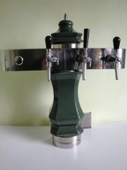 Stara kolumna nalewak do piwa napojów rollbar 3 krany uszkodzony