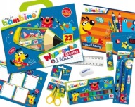 WYPRAWKA SZKOLNA I KLASA Zestaw dla dzieci MOJE BAMBINO 22 elementy XXL