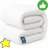 KOŁDRA ANTYALERGICZNA 200X220 CAŁOROCZNA BIAŁA MIKROFIBRA POLSKA MOCNA