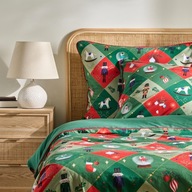 Świąteczna Pościel home&you dziadek do orzechów bawełna satynowa żołnierze