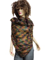 duża CHUSTA moherowa wełna moher