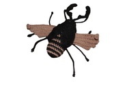 Ręcznie robiony żuczek amigurumi maskotka dekoracja