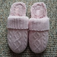 Kapcie domowe damskie zimowe różowe z ociepleniem Home&Relax r.40/41