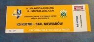 Bilet KS Kutno - Stal Niewiadów