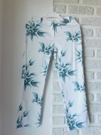 Spodnie amosu 34 xs białe letnie rybaczki