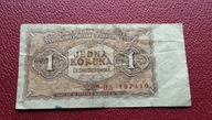 1 KORONA CZECHOSŁOWACJA 1953 ser.HA st.3